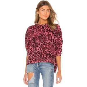 AllSaints Radar Lo Sweatshirt, Red